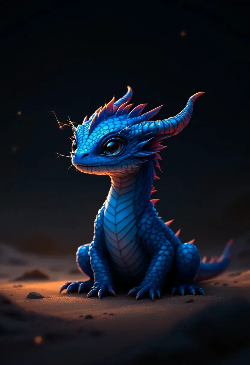 Blue Dragon Wyrmling
