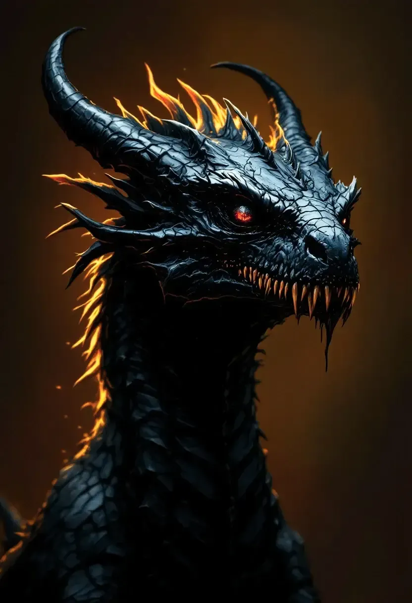 Young Black Dragon