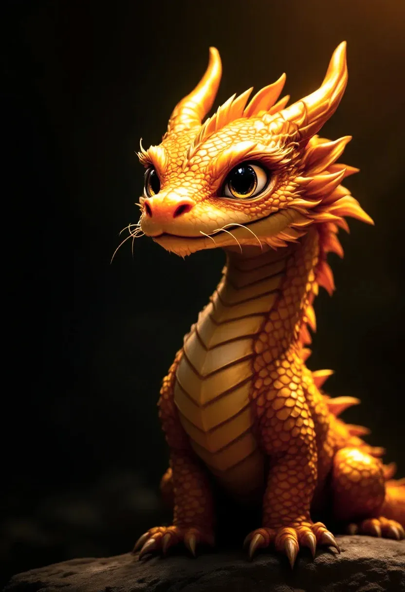 Young Gold Dragon